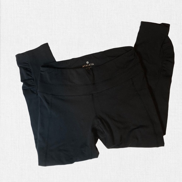 Athleta Black Capri Leggings size XS - Picture 1 of 9